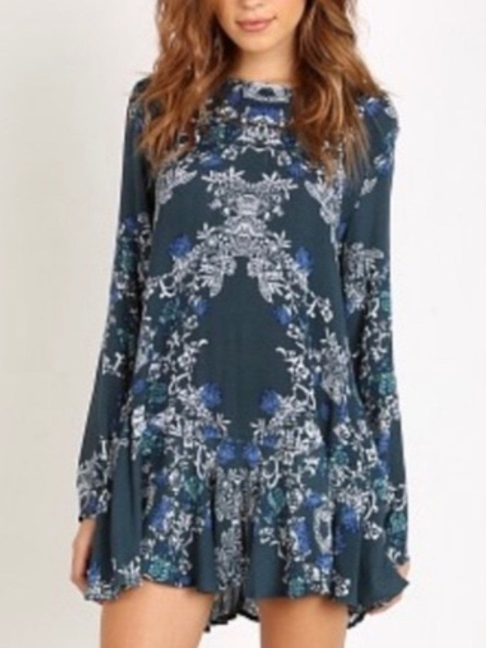 FREE PEOPLE MINI OPEN BACK DRESS- XS